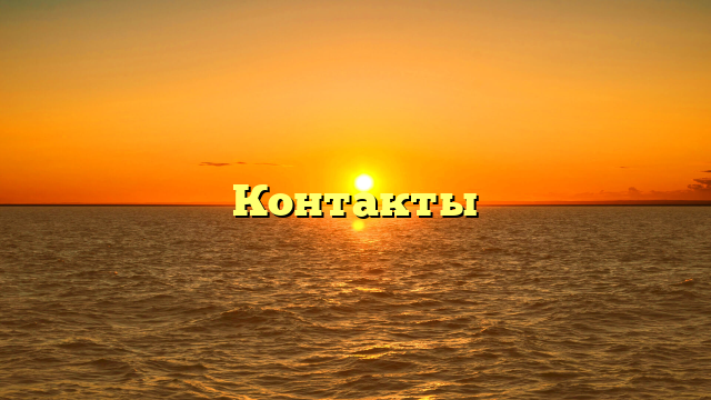 Контакты